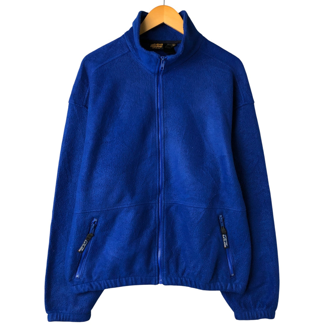 Vintage 80s-90'S Eddie Bauer fleece jacket with black tag, size S, men's unclear blue type Vintage Second Hand