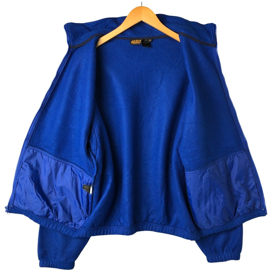 Vintage 80s-90'S Eddie Bauer fleece jacket with black tag, size S, men's unclear blue type Vintage Second Hand