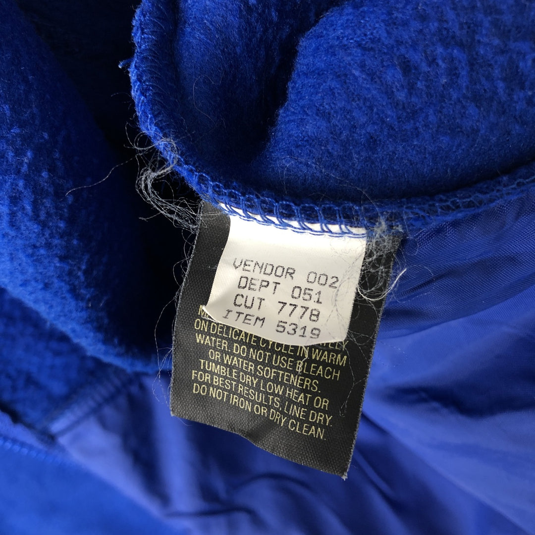 Vintage 80s-90'S Eddie Bauer fleece jacket with black tag, size S, men's unclear blue type Vintage Second Hand