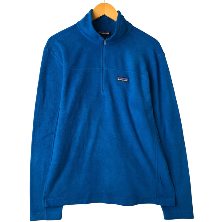 Patagonia Micro-D 26175FA16 Half-Zip Fleece Pullover, Men's Size L polyester blue type Vintage Second Hand