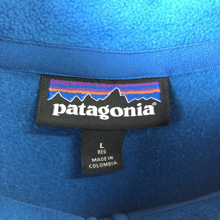 Patagonia Micro-D 26175FA16 Half-Zip Fleece Pullover, Men's Size L polyester blue type Vintage Second Hand
