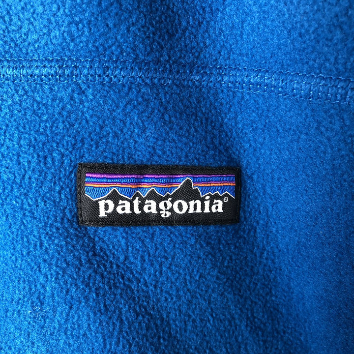 Patagonia Micro-D 26175FA16 Half-Zip Fleece Pullover, Men's Size L polyester blue type Vintage Second Hand