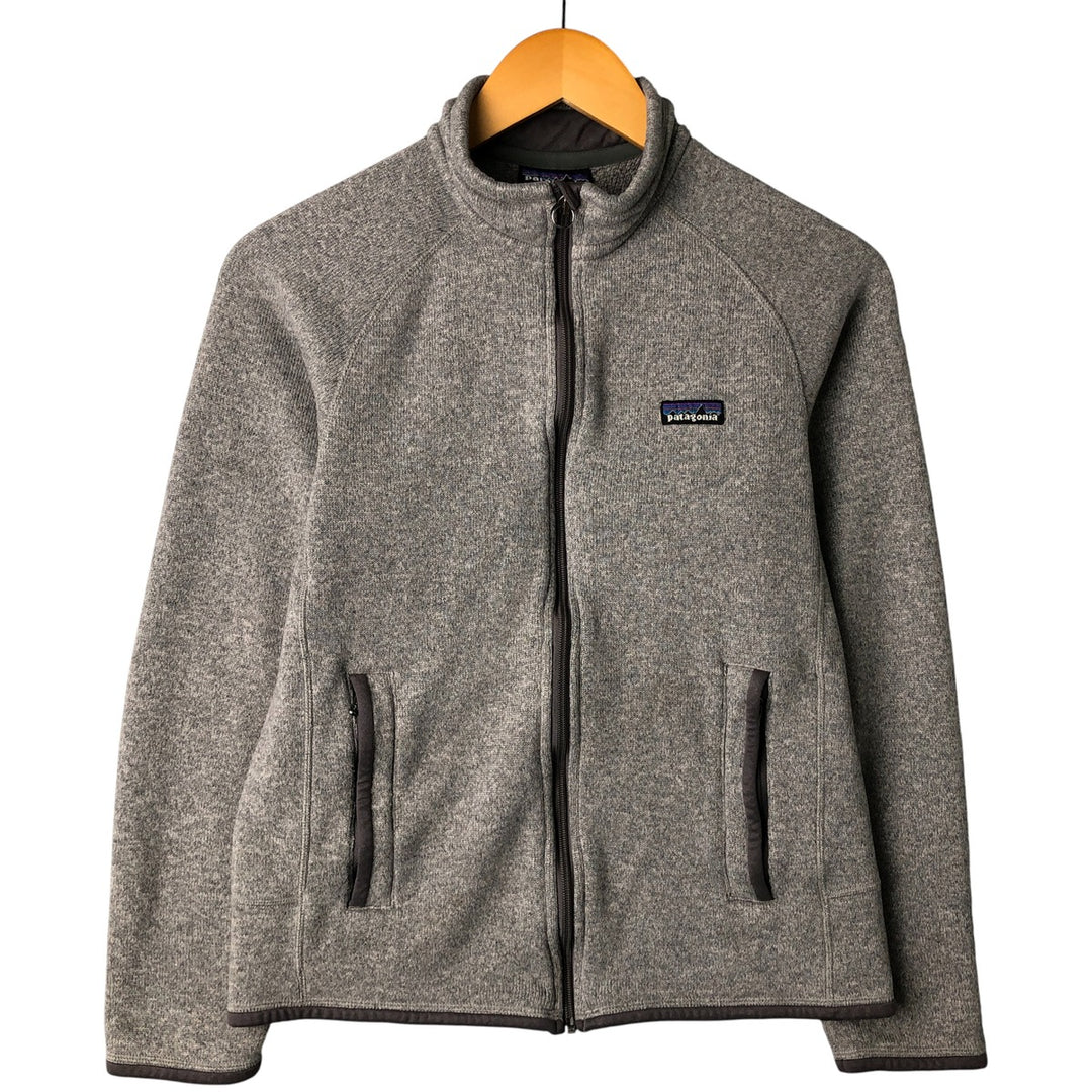 Patagonia Better Sweater Jacket 25526FA11 Fleece Jacket, Men's Size Small polyester gray type Vintage Second Hand