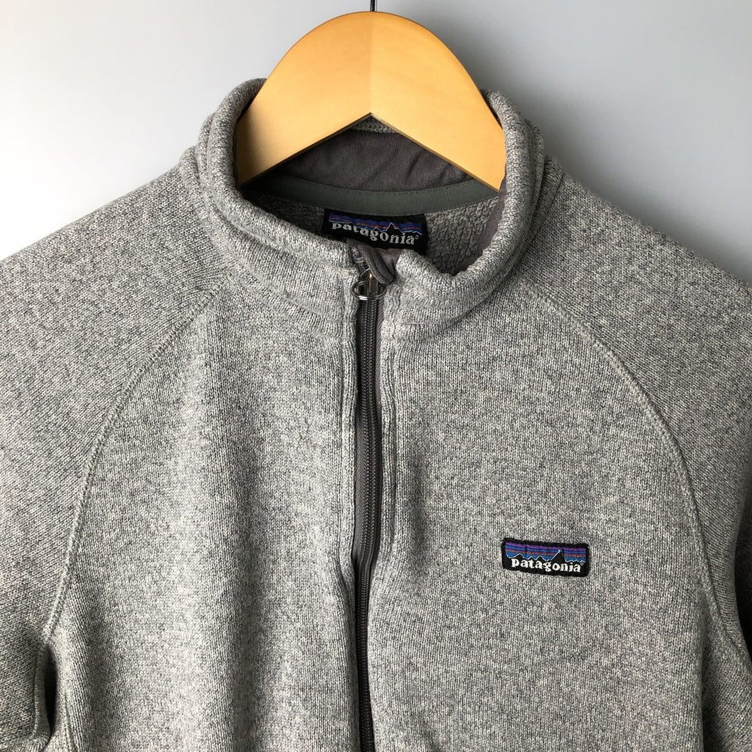 Patagonia Better Sweater Jacket 25526FA11 Fleece Jacket, Men's Size Small polyester gray type Vintage Second Hand