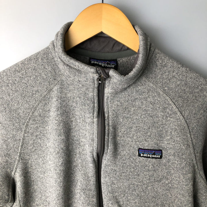 Patagonia Better Sweater Jacket 25526FA11 Fleece Jacket, Men's Size Small polyester gray type Vintage Second Hand