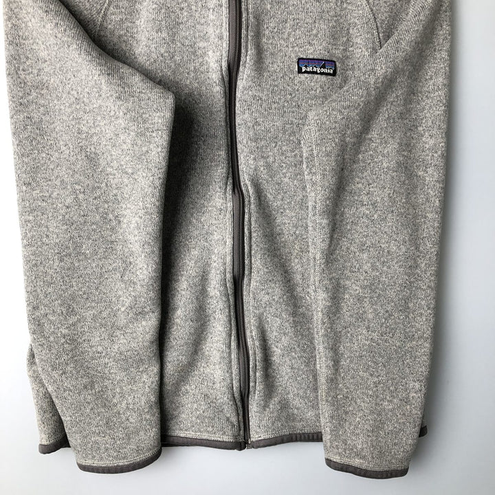 Patagonia Better Sweater Jacket 25526FA11 Fleece Jacket, Men's Size Small polyester gray type Vintage Second Hand