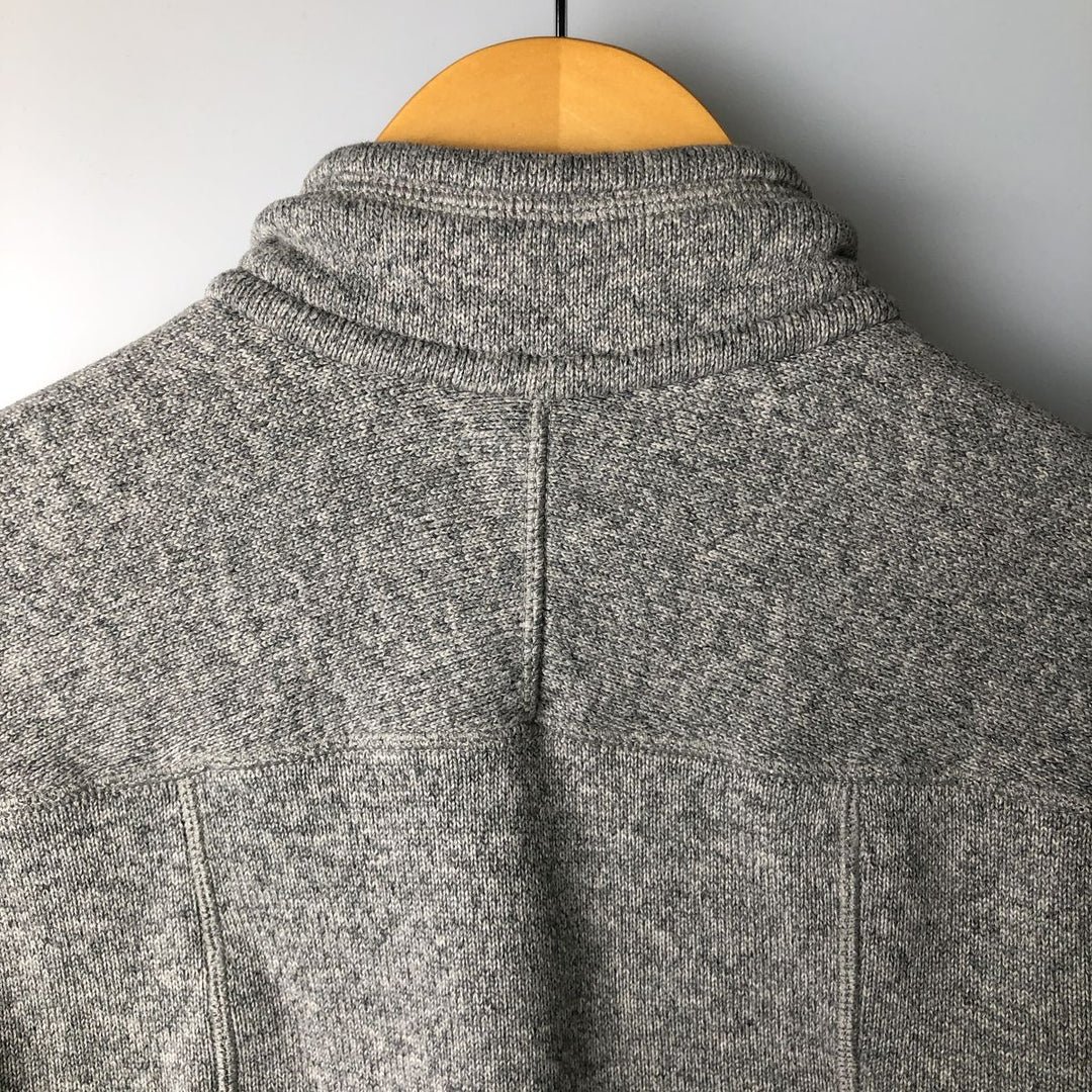 Patagonia Better Sweater Jacket 25526FA11 Fleece Jacket, Men's Size Small polyester gray type Vintage Second Hand