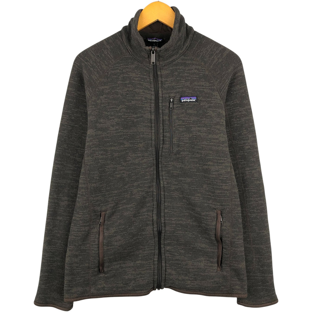 Patagonia Better Sweater Jacket STY25527FA15 Fleece Jacket, Men's Size L polyester Khaki type brown Vintage Second Hand