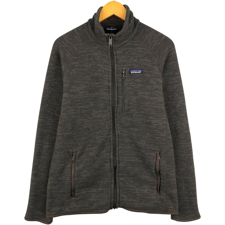 Patagonia Better Sweater Jacket STY25527FA15 Fleece Jacket, Men's Size L polyester Khaki type brown Vintage Second Hand