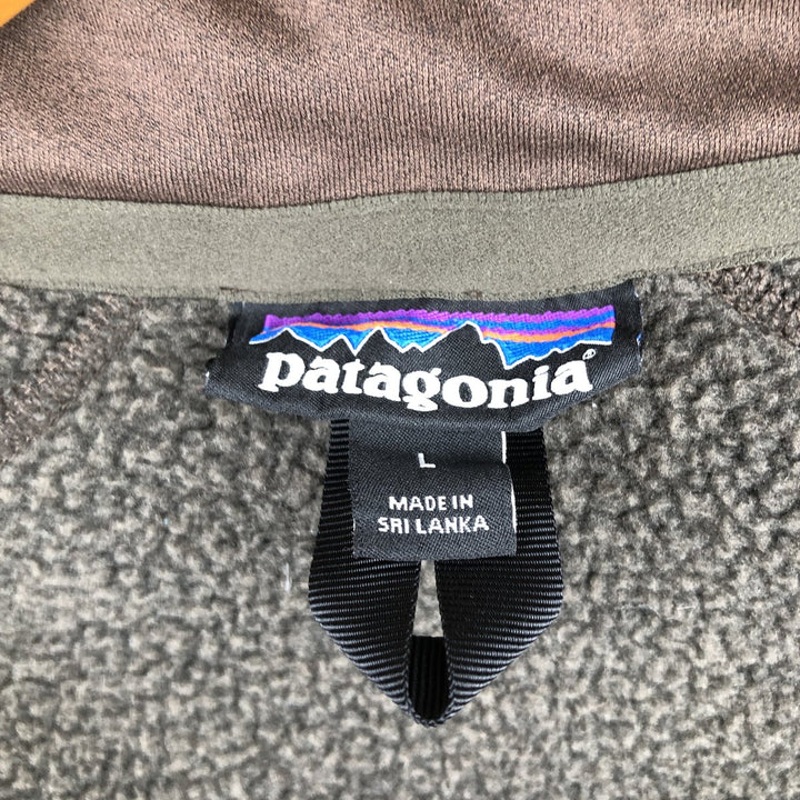 Patagonia Better Sweater Jacket STY25527FA15 Fleece Jacket, Men's Size L polyester Khaki type brown Vintage Second Hand