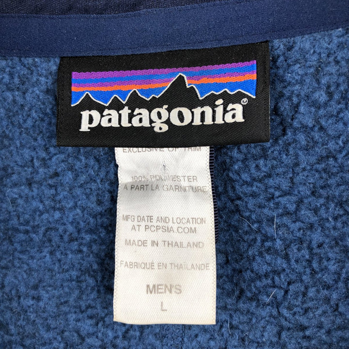 Patagonia Better Sweater STY25521FA14 Fleece Pullover, Men's Size L polyester blue type Vintage Second Hand