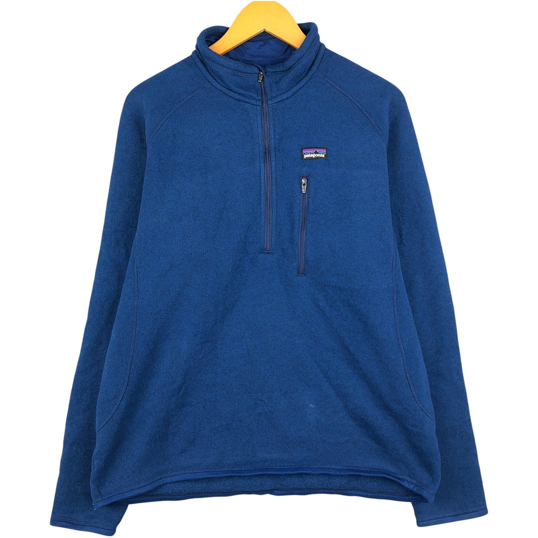 Patagonia Better Sweater 25521SP14 Fleece Pullover, Men's Size L polyester blue type Vintage Second Hand