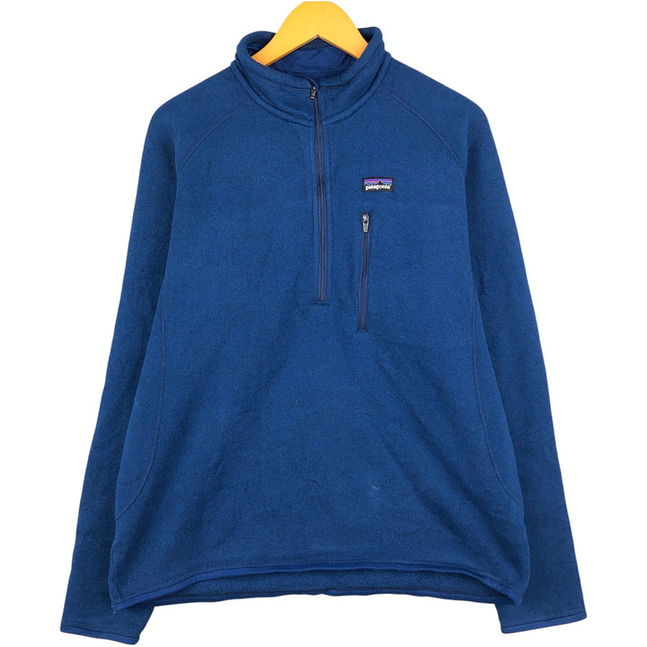 Patagonia Better Sweater 25521SP14 Fleece Pullover, Men's Size L polyester blue type Vintage Second Hand