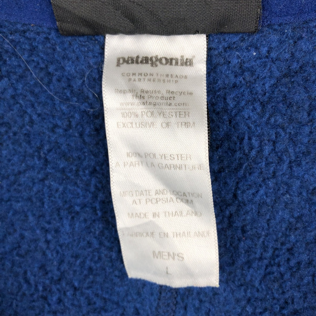 Patagonia Better Sweater 25521SP14 Fleece Pullover, Men's Size L polyester blue type Vintage Second Hand
