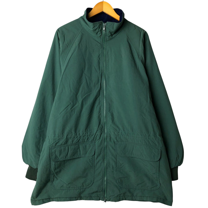 80s-90'S Eddie Bauer Black Tag Nylon Jacket, Men's Size L unclear green type Vintage Second Hand