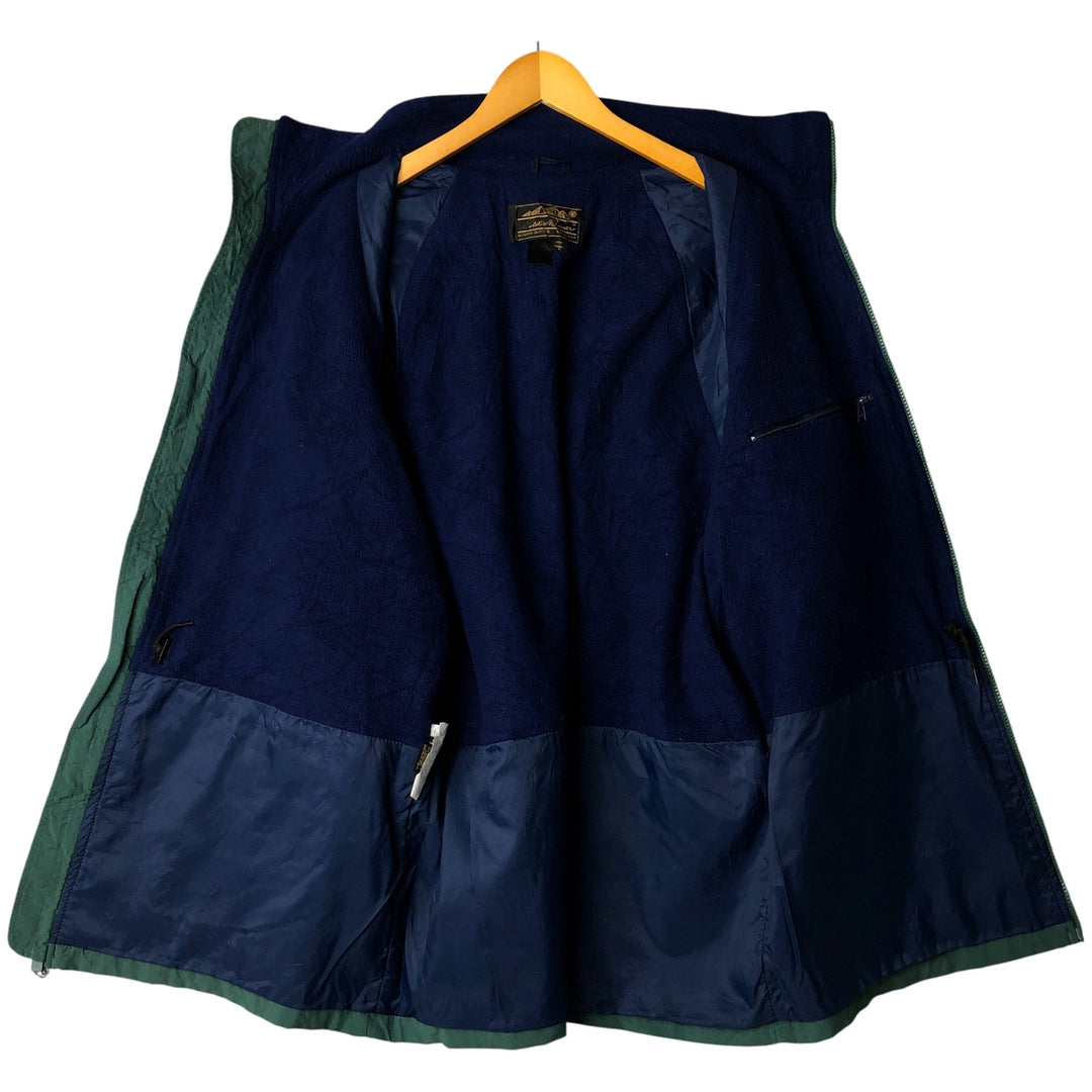 80s-90'S Eddie Bauer Black Tag Nylon Jacket, Men's Size L unclear green type Vintage Second Hand