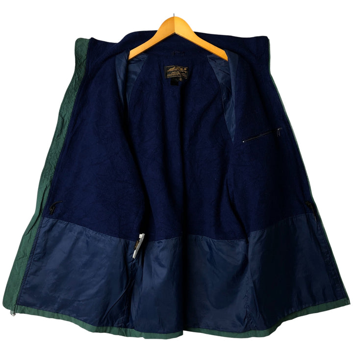 80s-90'S Eddie Bauer Black Tag Nylon Jacket, Men's Size L unclear green type Vintage Second Hand