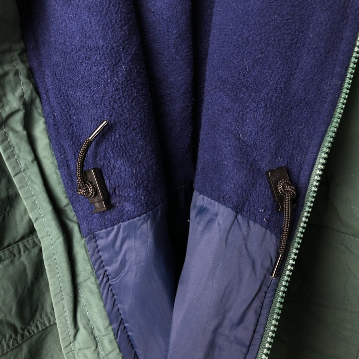 80s-90'S Eddie Bauer Black Tag Nylon Jacket, Men's Size L unclear green type Vintage Second Hand
