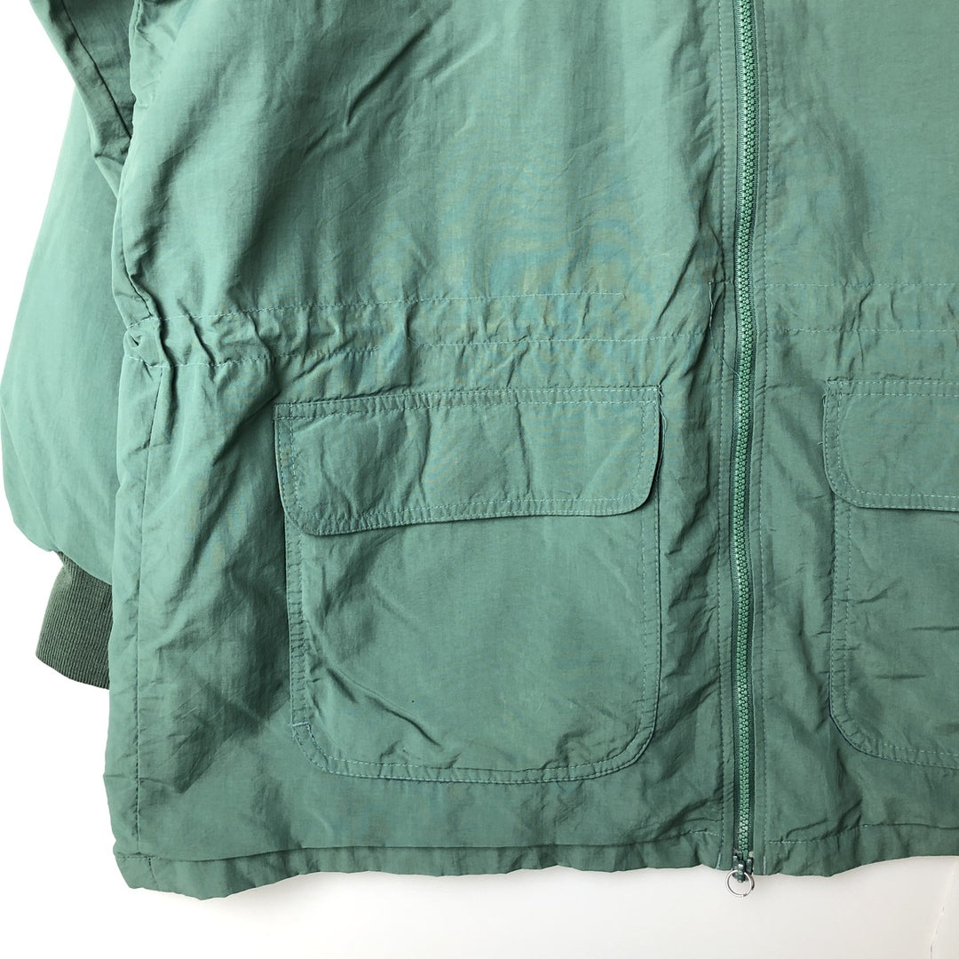 80s-90'S Eddie Bauer Black Tag Nylon Jacket, Men's Size L unclear green type Vintage Second Hand