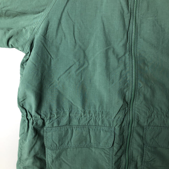 80s-90'S Eddie Bauer Black Tag Nylon Jacket, Men's Size L unclear green type Vintage Second Hand