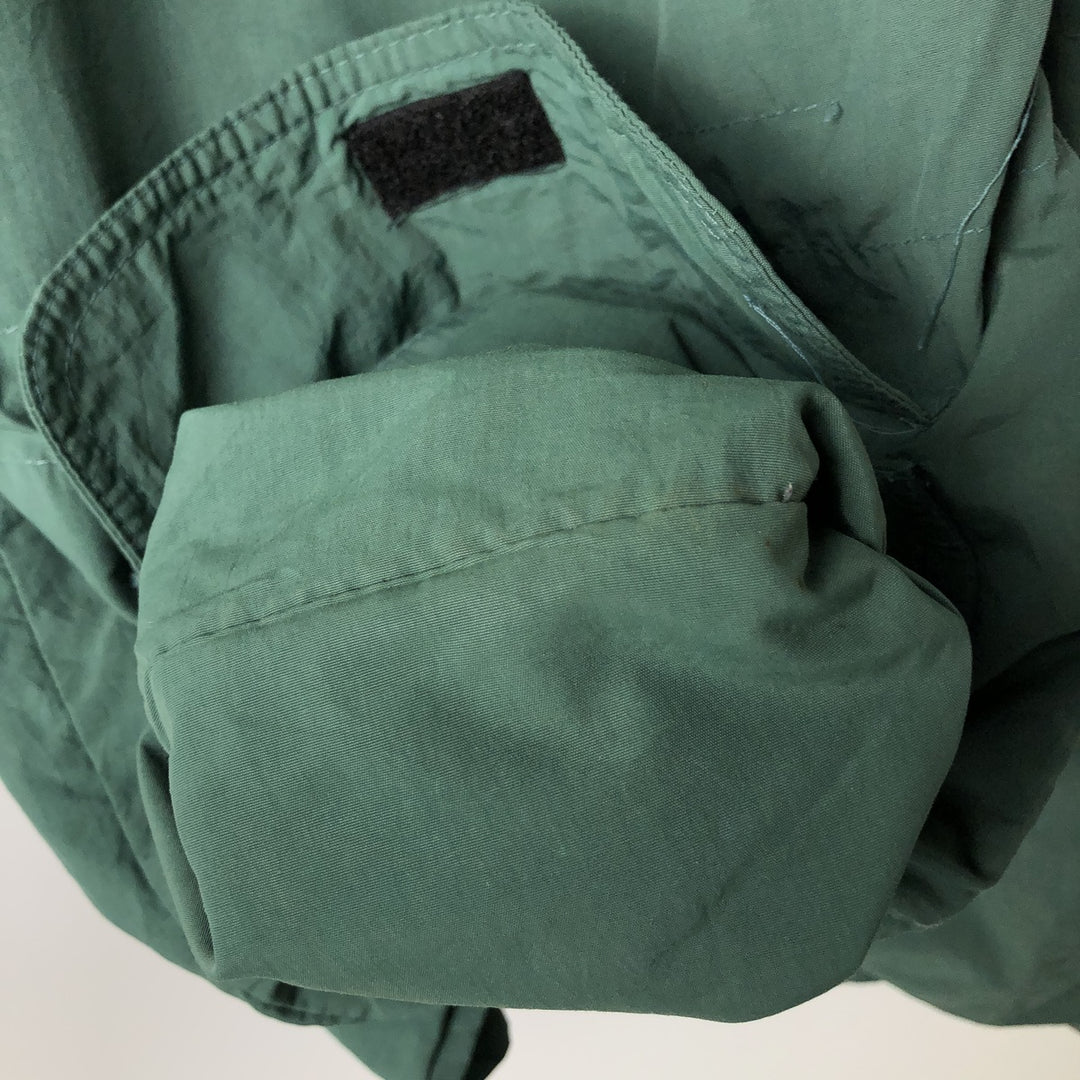 80s-90'S Eddie Bauer Black Tag Nylon Jacket, Men's Size L unclear green type Vintage Second Hand