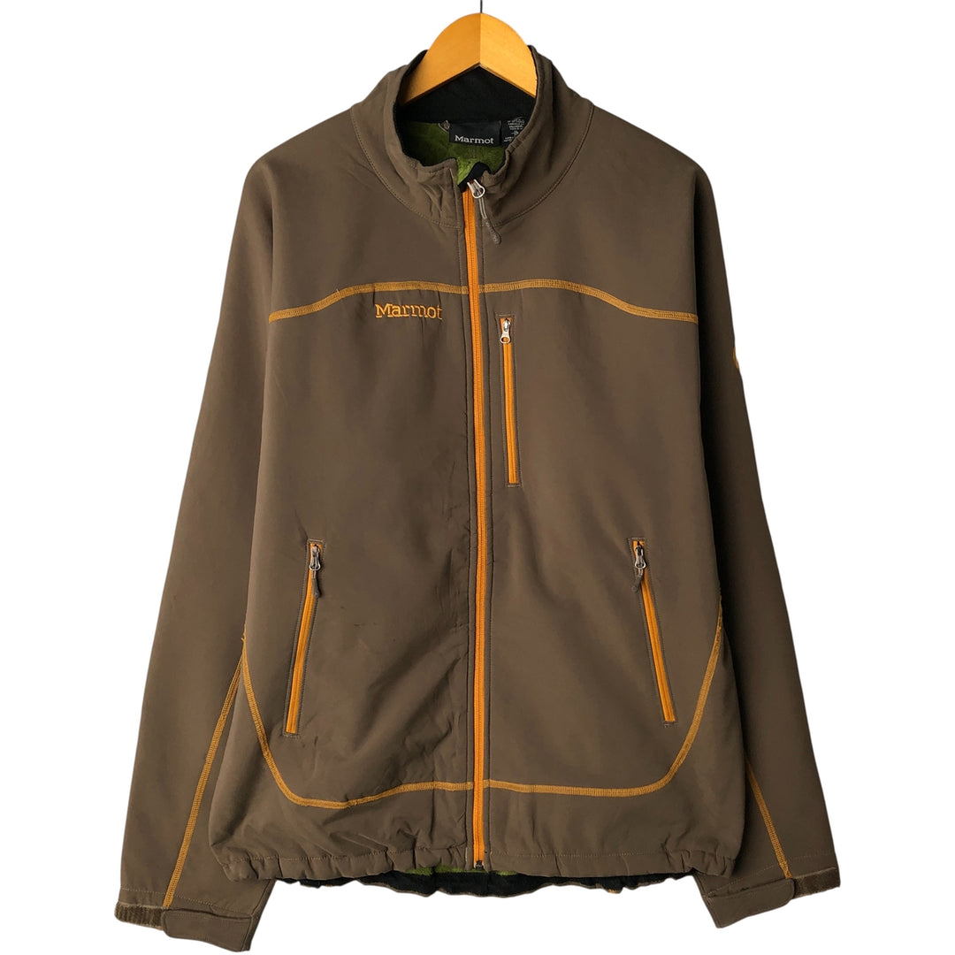 Marmot Windbreaker Men's XL polyester brown type Vintage Second Hand