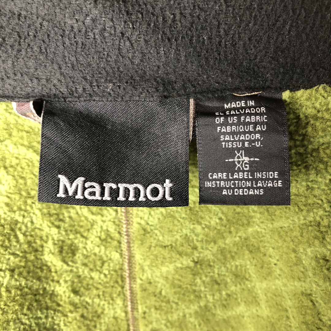 Marmot Windbreaker Men's XL polyester brown type Vintage Second Hand
