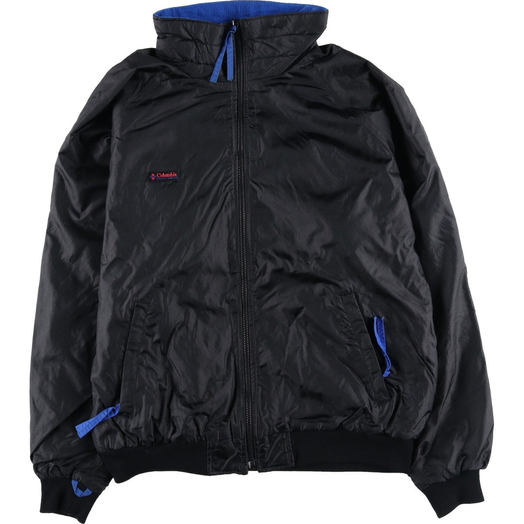 90'S Vintage Columbia White Tag Ripstop Padded Puffer Jacket, Men's Size L Nylon black type Vintage Second Hand