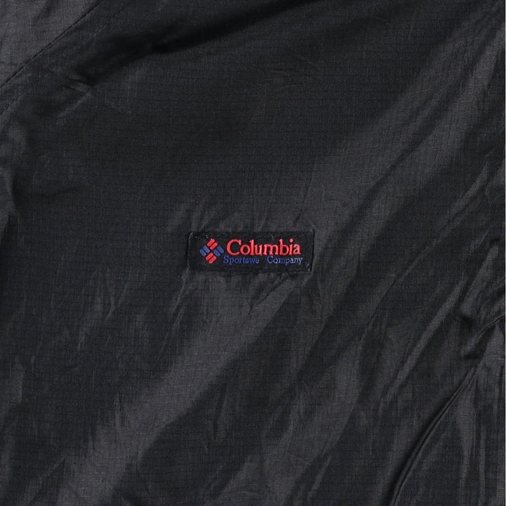 90'S Vintage Columbia White Tag Ripstop Padded Puffer Jacket, Men's Size L Nylon black type Vintage Second Hand