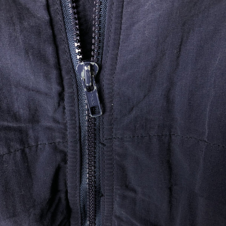 00'S Eddie Bauer Mountain Parka Shell Jacket Men's L size Nylon navy blue type Vintage Second Hand