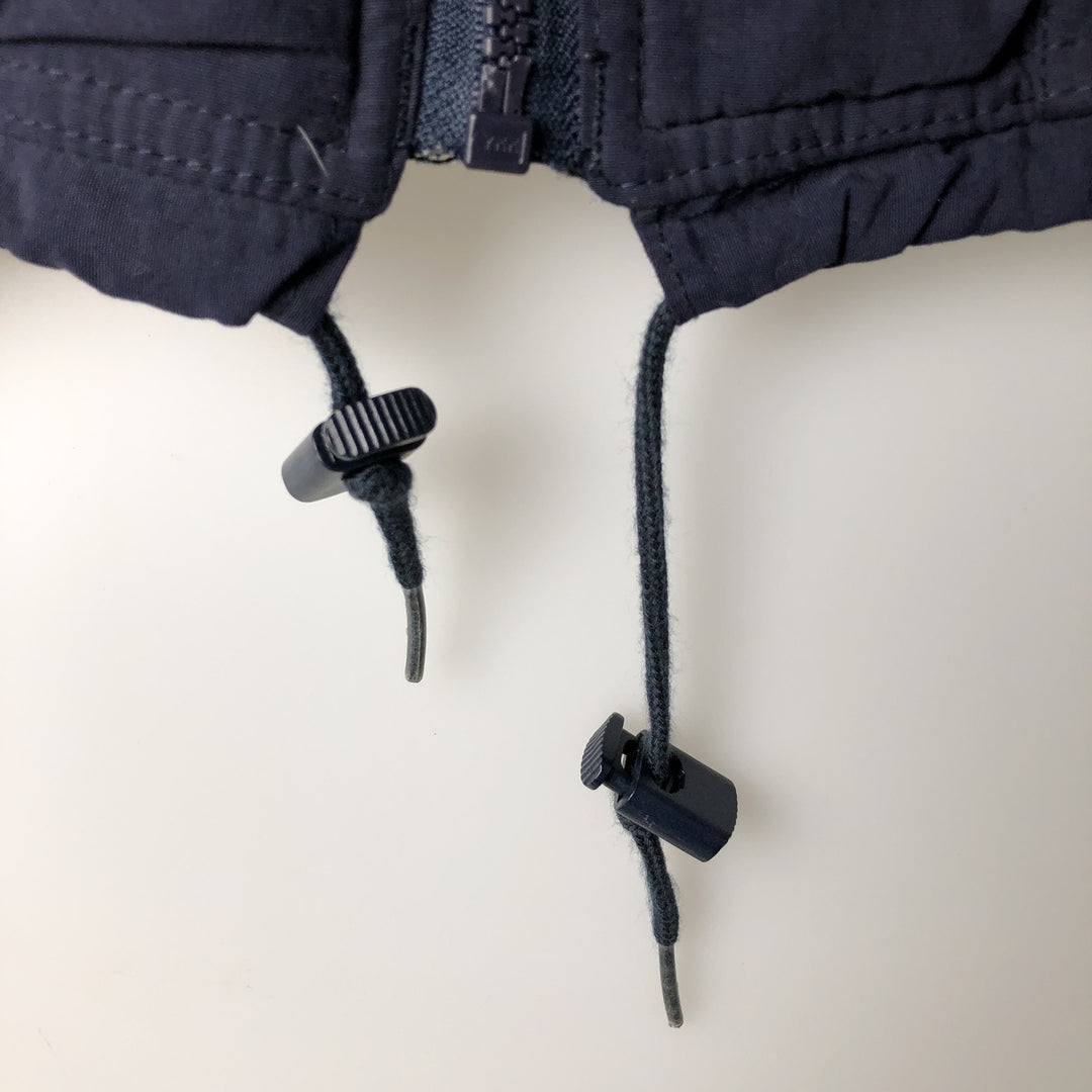 00'S Eddie Bauer Mountain Parka Shell Jacket Men's L size Nylon navy blue type Vintage Second Hand