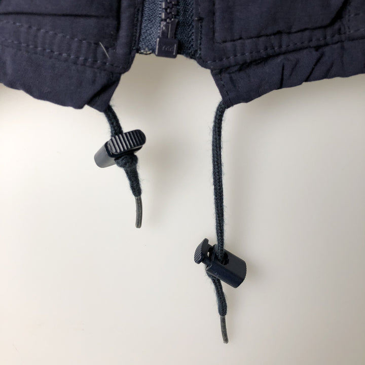 00'S Eddie Bauer Mountain Parka Shell Jacket Men's L size Nylon navy blue type Vintage Second Hand