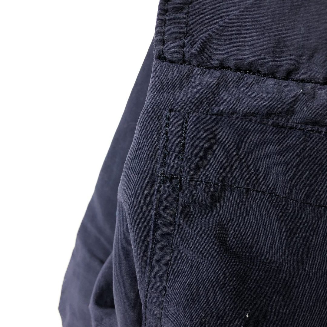 00'S Eddie Bauer Mountain Parka Shell Jacket Men's L size Nylon navy blue type Vintage Second Hand