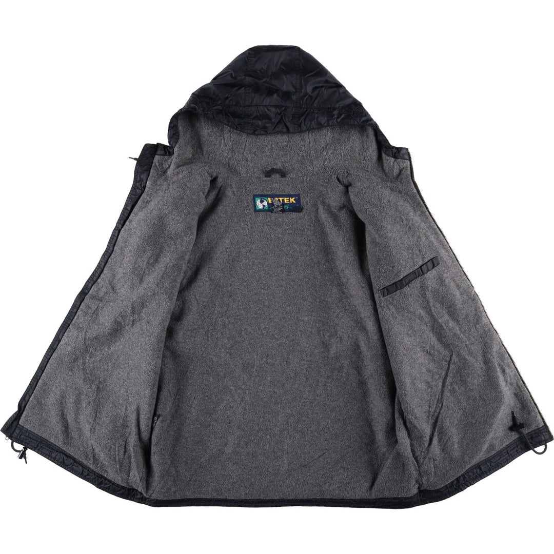 90'S Eddie Bauer EBTEK padded parka/puffer jacket, men's size M, vintage Nylon black type Vintage Second Hand