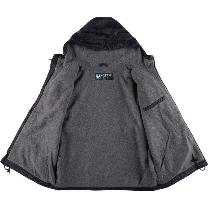 90'S Eddie Bauer EBTEK padded parka/puffer jacket, men's size M, vintage Nylon black type Vintage Second Hand