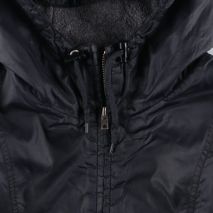 90'S Eddie Bauer EBTEK padded parka/puffer jacket, men's size M, vintage Nylon black type Vintage Second Hand