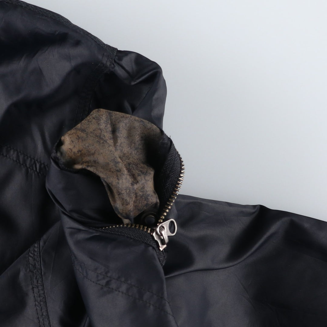 90'S Eddie Bauer EBTEK padded parka/puffer jacket, men's size M, vintage Nylon black type Vintage Second Hand