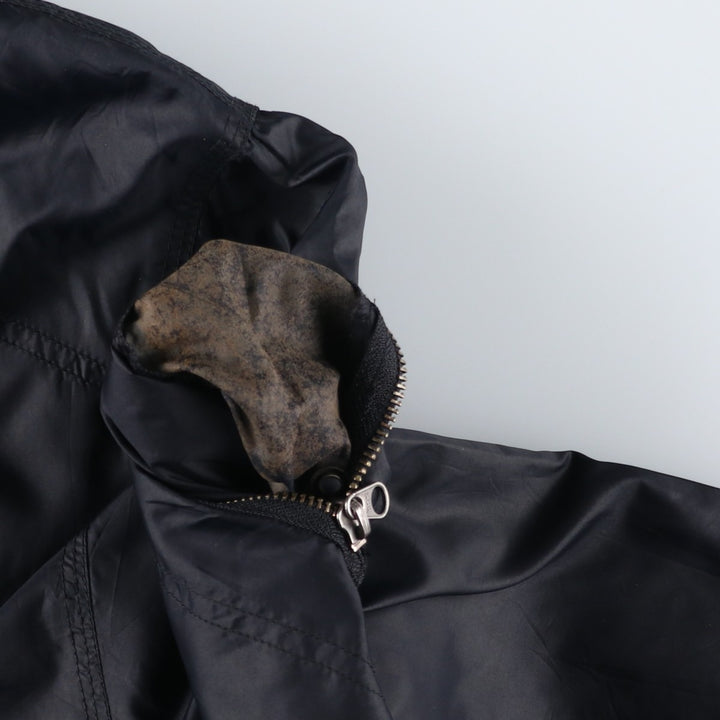 90'S Eddie Bauer EBTEK padded parka/puffer jacket, men's size M, vintage Nylon black type Vintage Second Hand