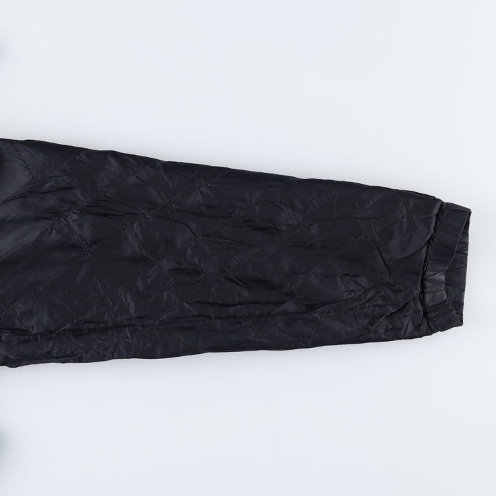 90'S Eddie Bauer EBTEK padded parka/puffer jacket, men's size M, vintage Nylon black type Vintage Second Hand