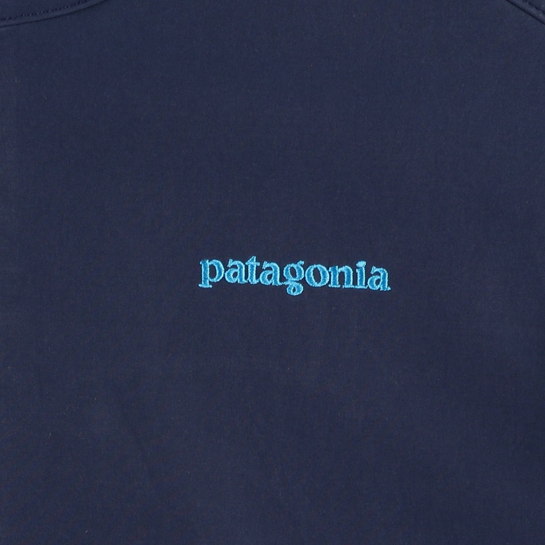 Patagonia Adze Hybrid Jacket (83450FA15), Men's XL Softshell Jacket polyester navy blue type Vintage Second Hand