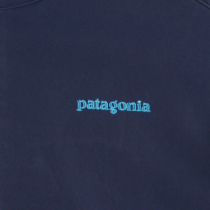 Patagonia Adze Hybrid Jacket (83450FA15), Men's XL Softshell Jacket polyester navy blue type Vintage Second Hand