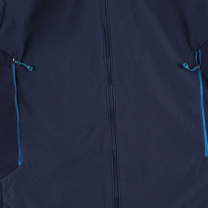 Patagonia Adze Hybrid Jacket (83450FA15), Men's XL Softshell Jacket polyester navy blue type Vintage Second Hand