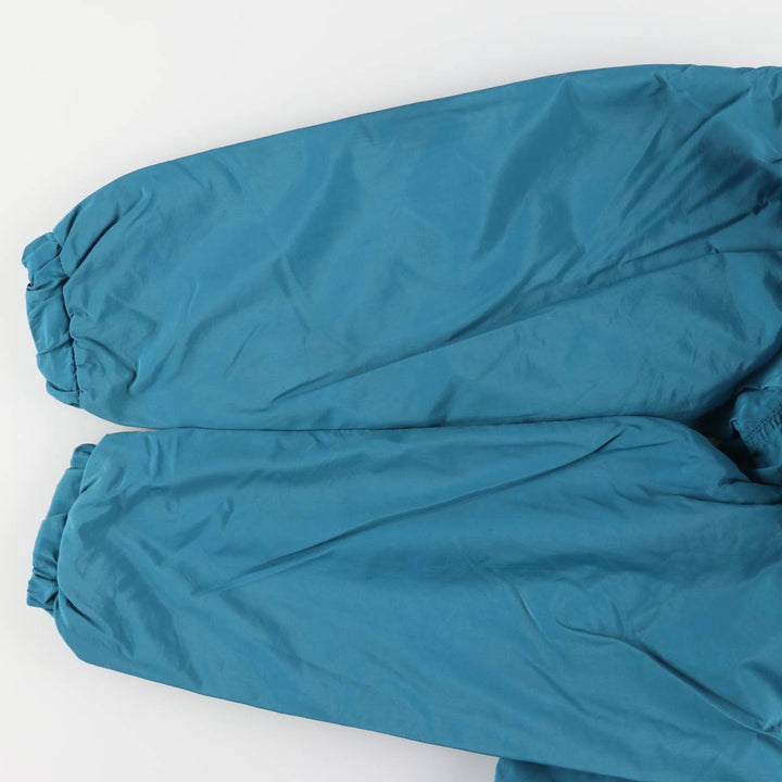 LLBean Warm-up Jacket, padded puffer jacket, men's size L unclear turquoise blue Vintage Second Hand