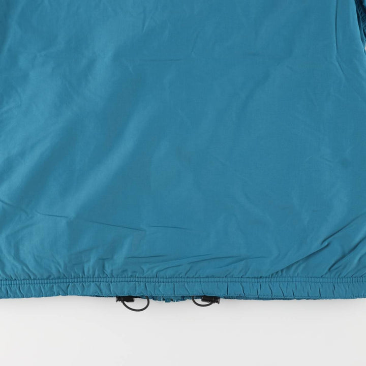 LLBean Warm-up Jacket, padded puffer jacket, men's size L unclear turquoise blue Vintage Second Hand