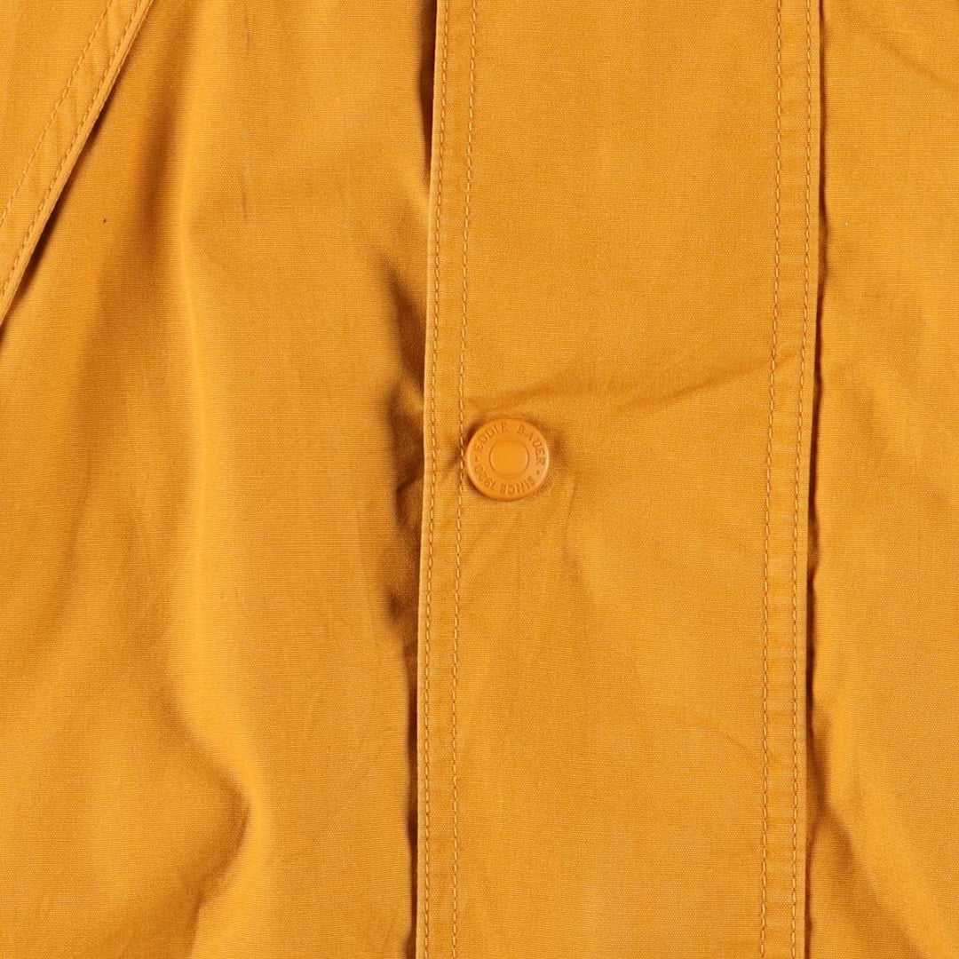 Eddie Bauer Windbreaker Men's M size polyester yellow type Vintage Second Hand