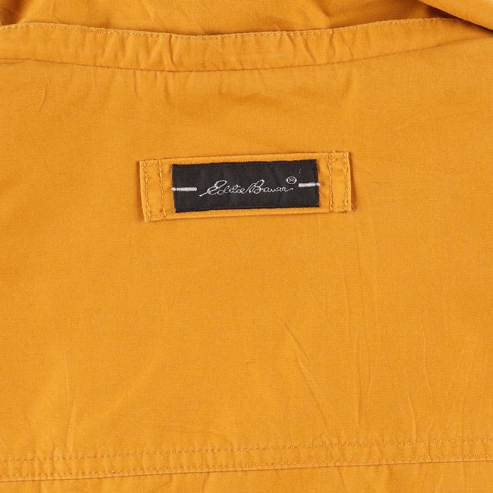 Eddie Bauer Windbreaker Men's M size polyester yellow type Vintage Second Hand
