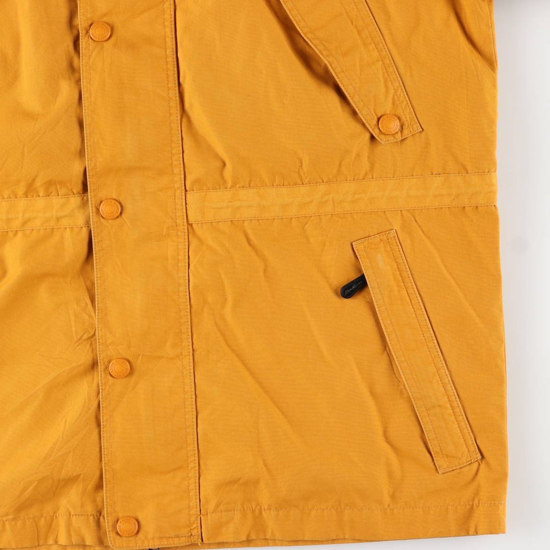 Eddie Bauer Windbreaker Men's M size polyester yellow type Vintage Second Hand