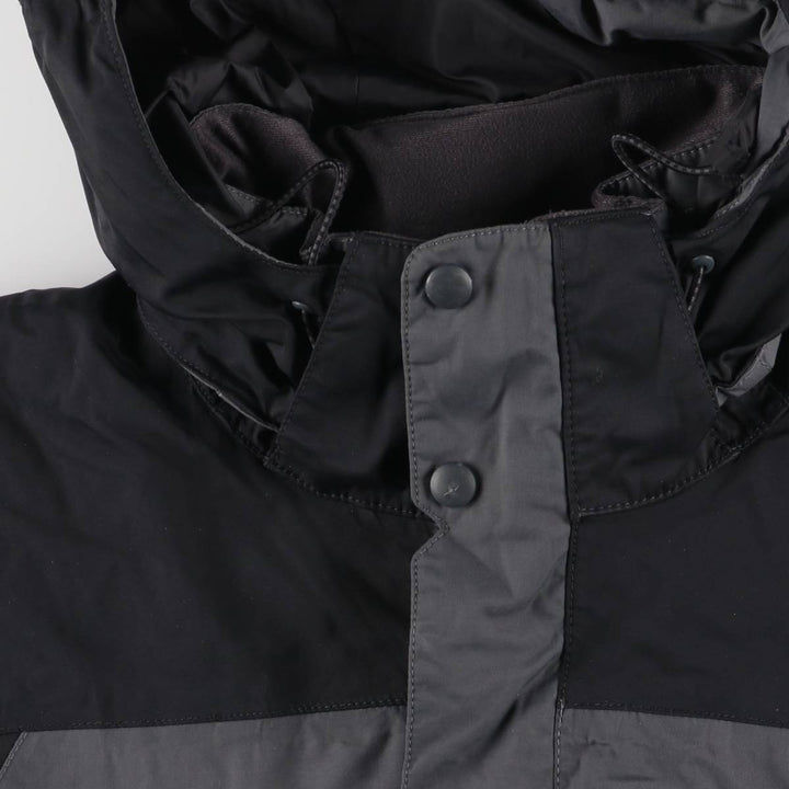 LL Bean Primaloft Jacket, Padded Mountain Parka, Shell Jacket, Puffer Jacket, Men's Size Medium Nylon black type Vintage Second Hand