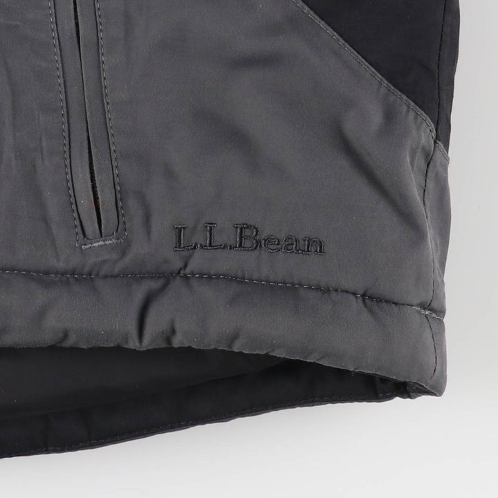 LL Bean Primaloft Jacket, Padded Mountain Parka, Shell Jacket, Puffer Jacket, Men's Size Medium Nylon black type Vintage Second Hand