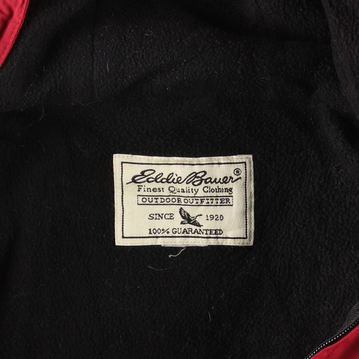 Eddie Bauer Men's Padded Puffer Jacket, Size XXL Nylon red type Vintage Second Hand